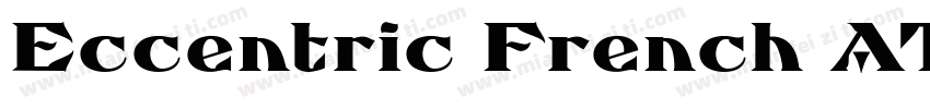Eccentric French AT字体转换